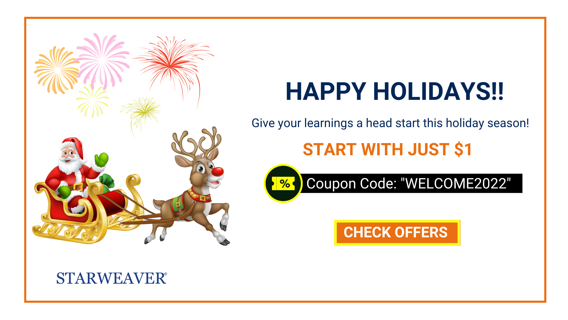 christmas offer popup